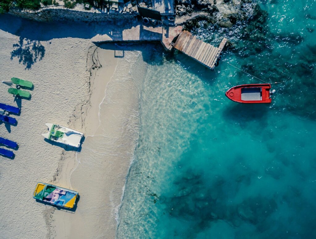 plage de Golem en Albanie