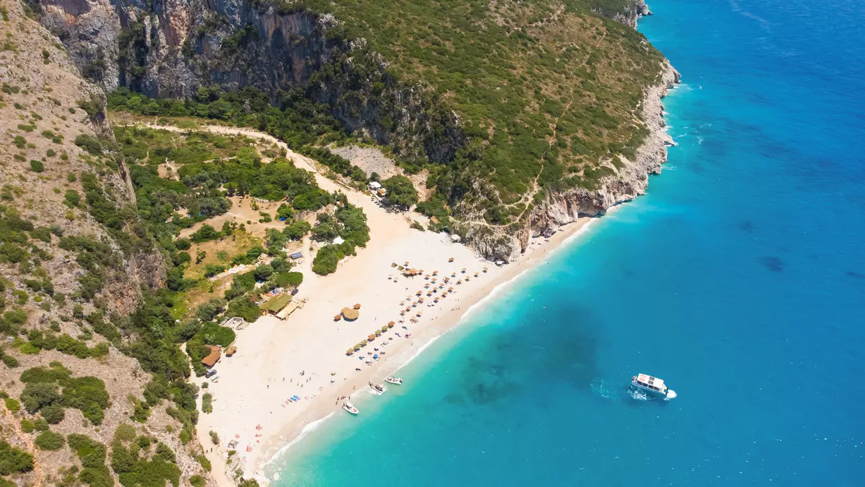 découvrir la Plage de Gjipe en Albanie