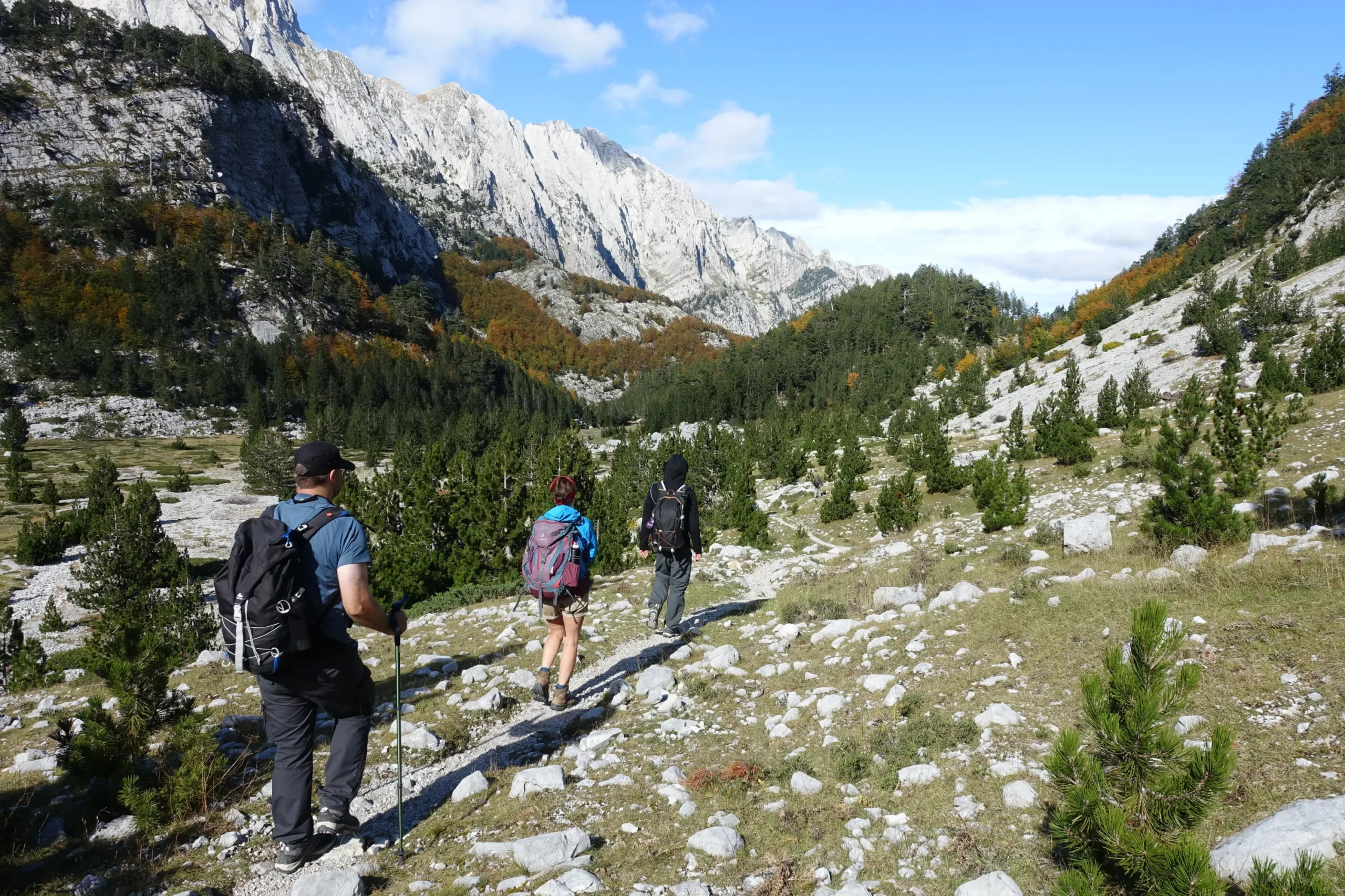 trekking dans les alpes albanaises