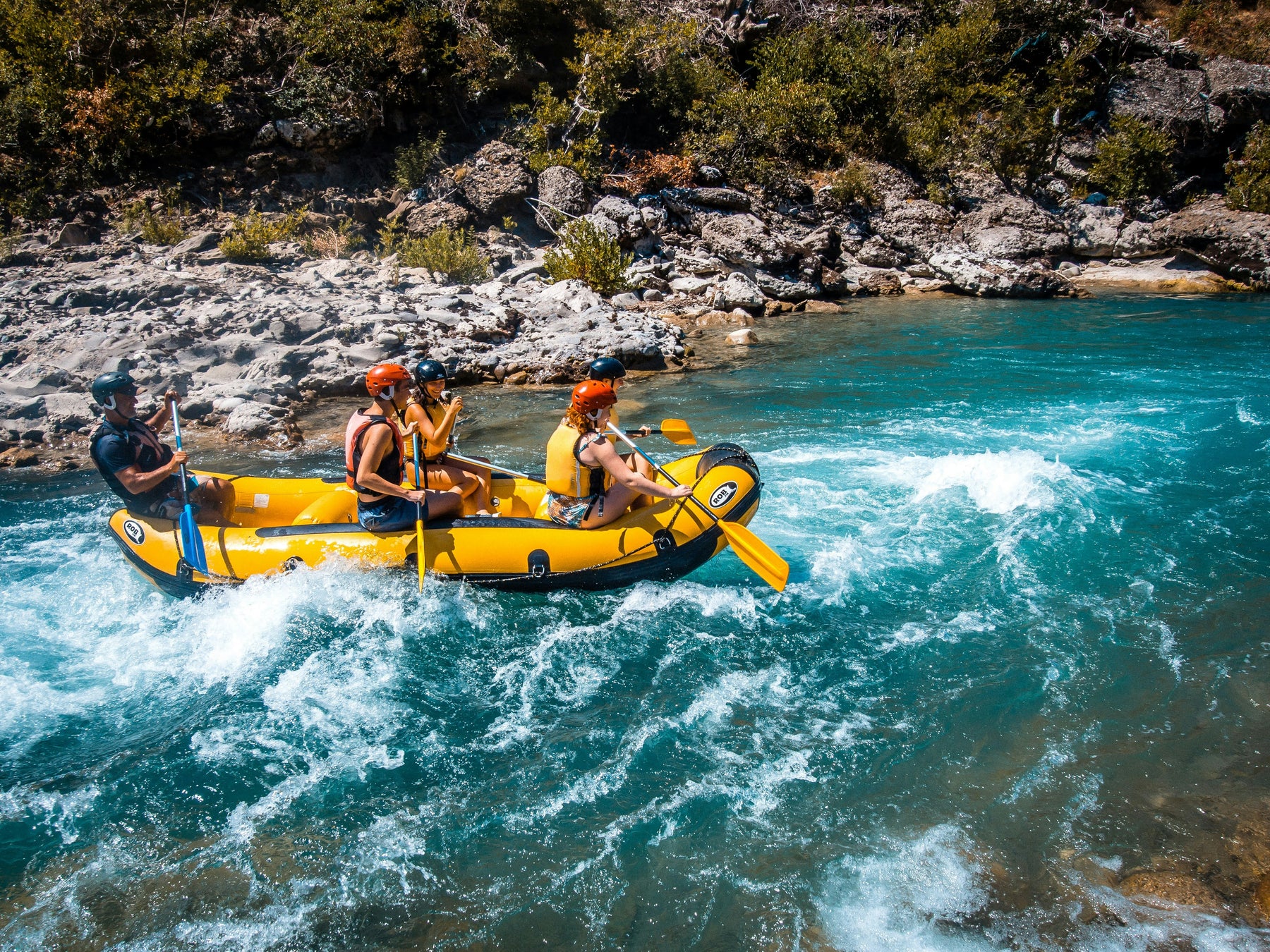 rafting en rivière en Albanie