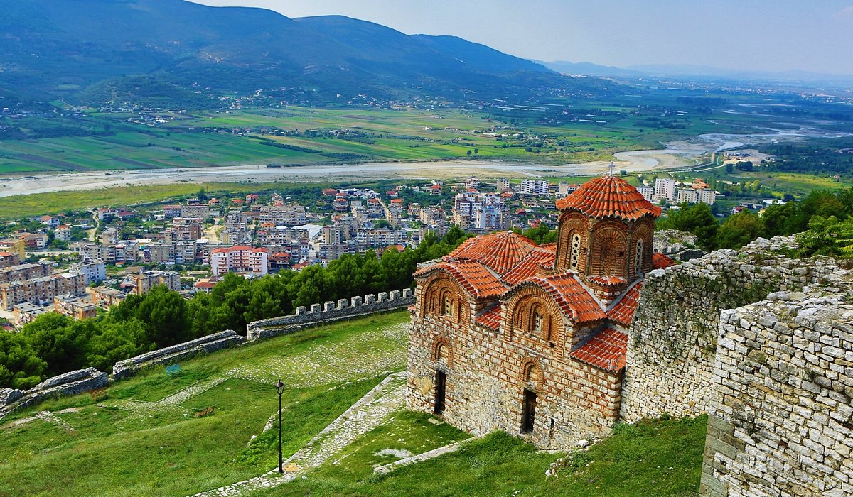 ville de berat en Albanie