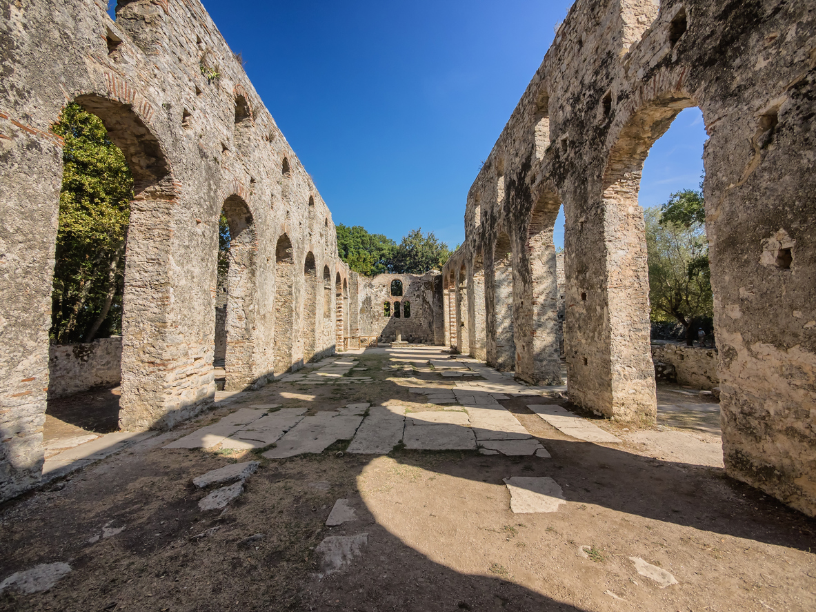 basilique antique de Butrint en Albanie