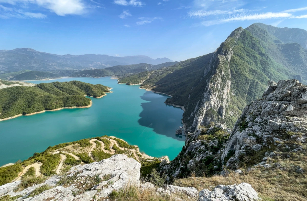 lac d'Ulez en Albanie