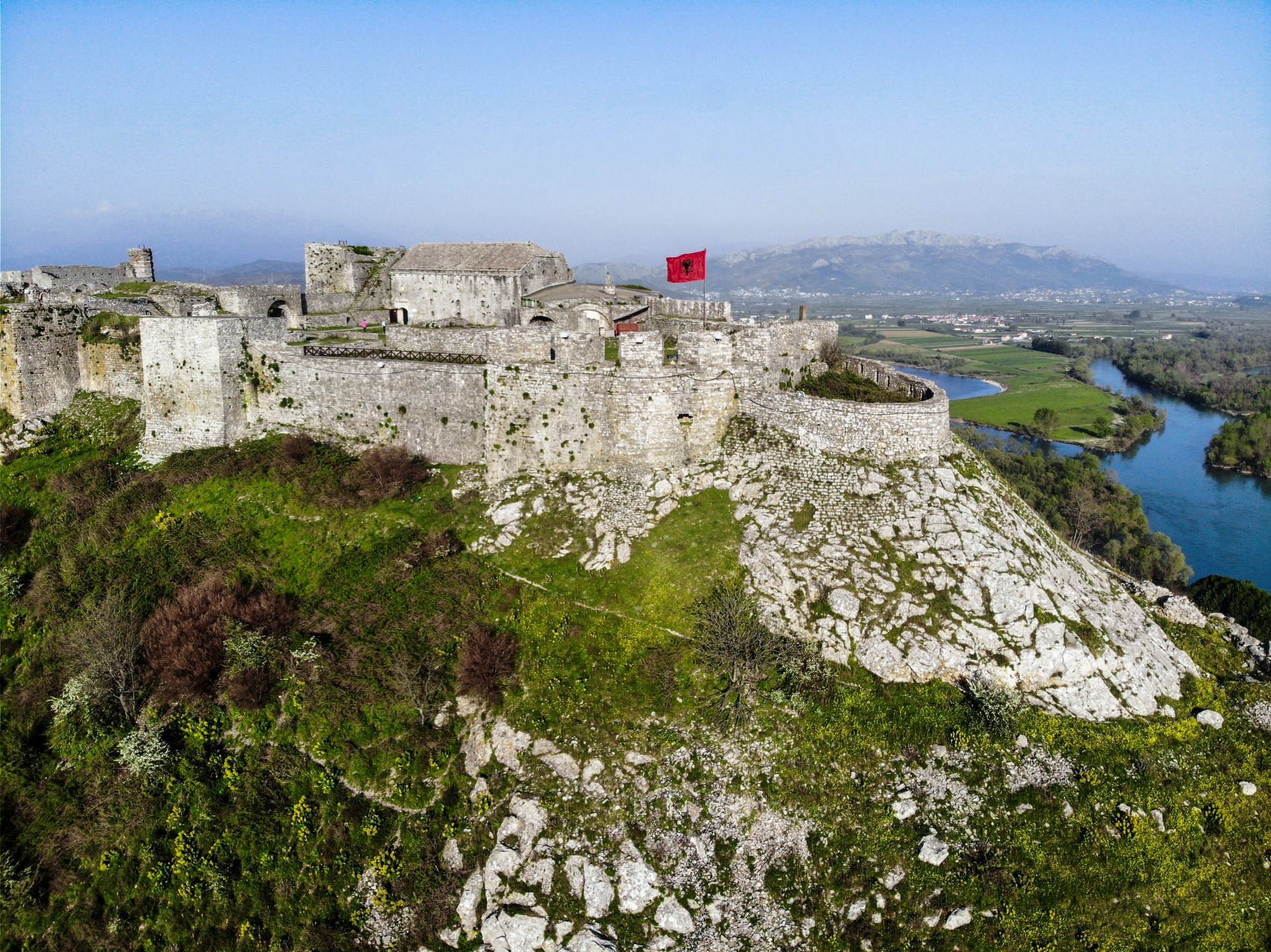 château de Rozafa à Shkodër en Albanie