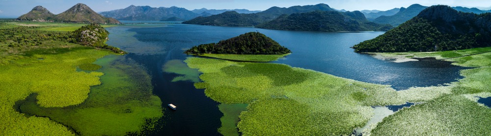 lac de shkodër en Albanie
